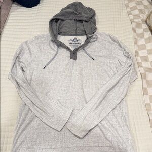 American Rag Light Gray Hooded Top